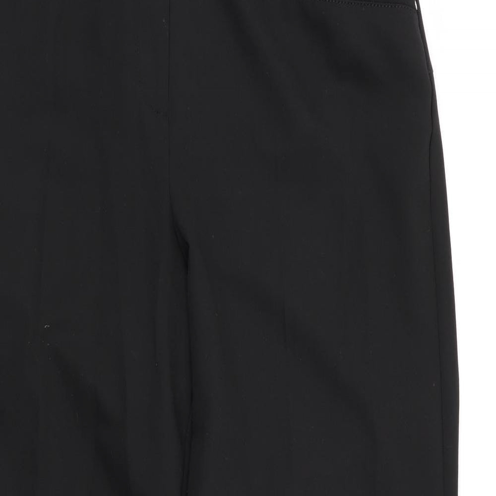 Womens UK Size 14 tailored Regular Fit  Black Trousers