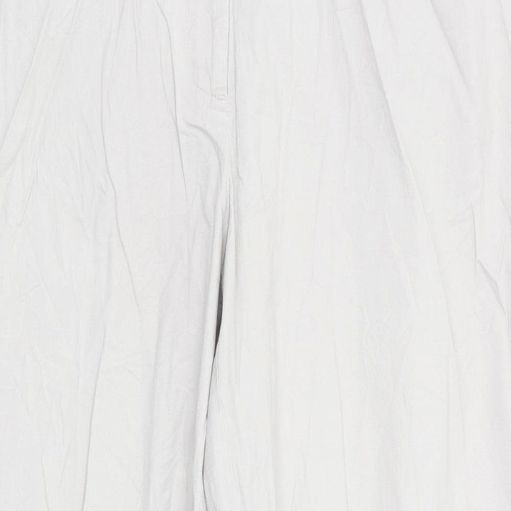 Womens UK Size 34 in H&M Regular Fit  Beige Trousers