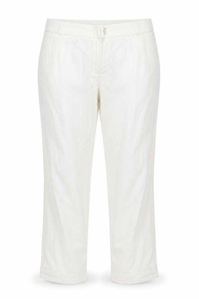 Womens UK Size 28 in camaieu Regular Fit  White Trousers