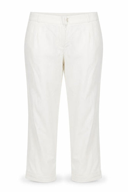 Womens UK Size 28 in camaieu Regular Fit  White Trousers