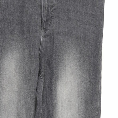 Womens UK Size 14 Janina Regular Fit Skinny Grey Jeans