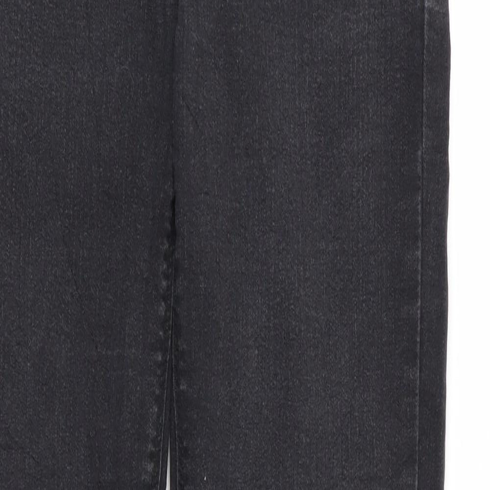Womens UK Size 8 sinsay Regular Fit Skinny Black Jeans