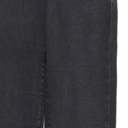 Womens UK Size 8 sinsay Regular Fit Skinny Black Jeans
