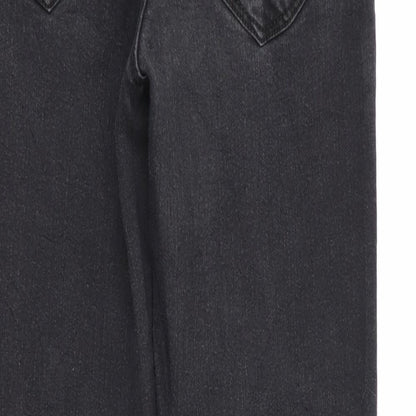 Womens UK Size 8 sinsay Regular Fit Skinny Black Jeans