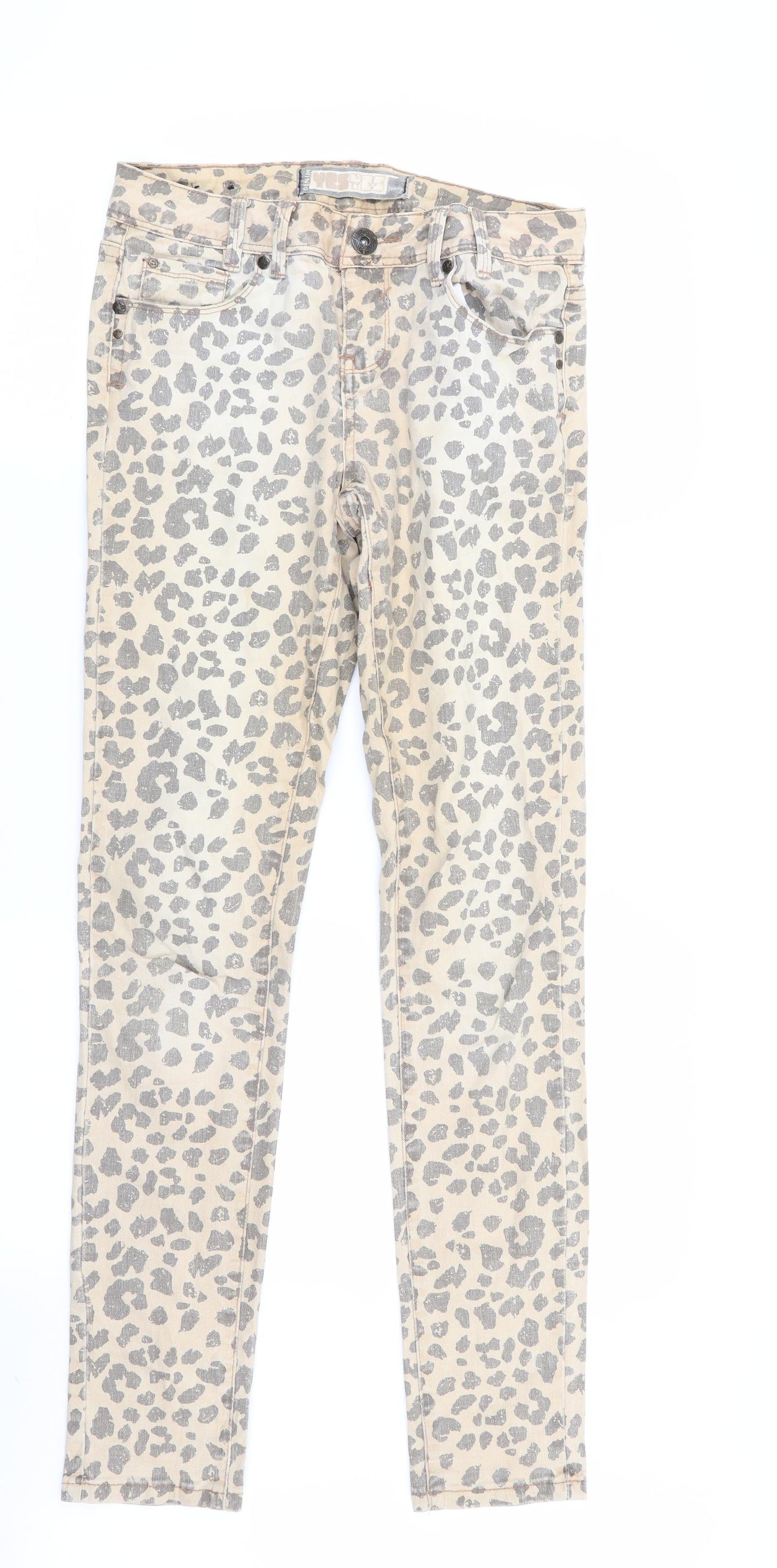 Womens UK Size 8 yesyes Regular Fit Skinny Multicoloured Jeans