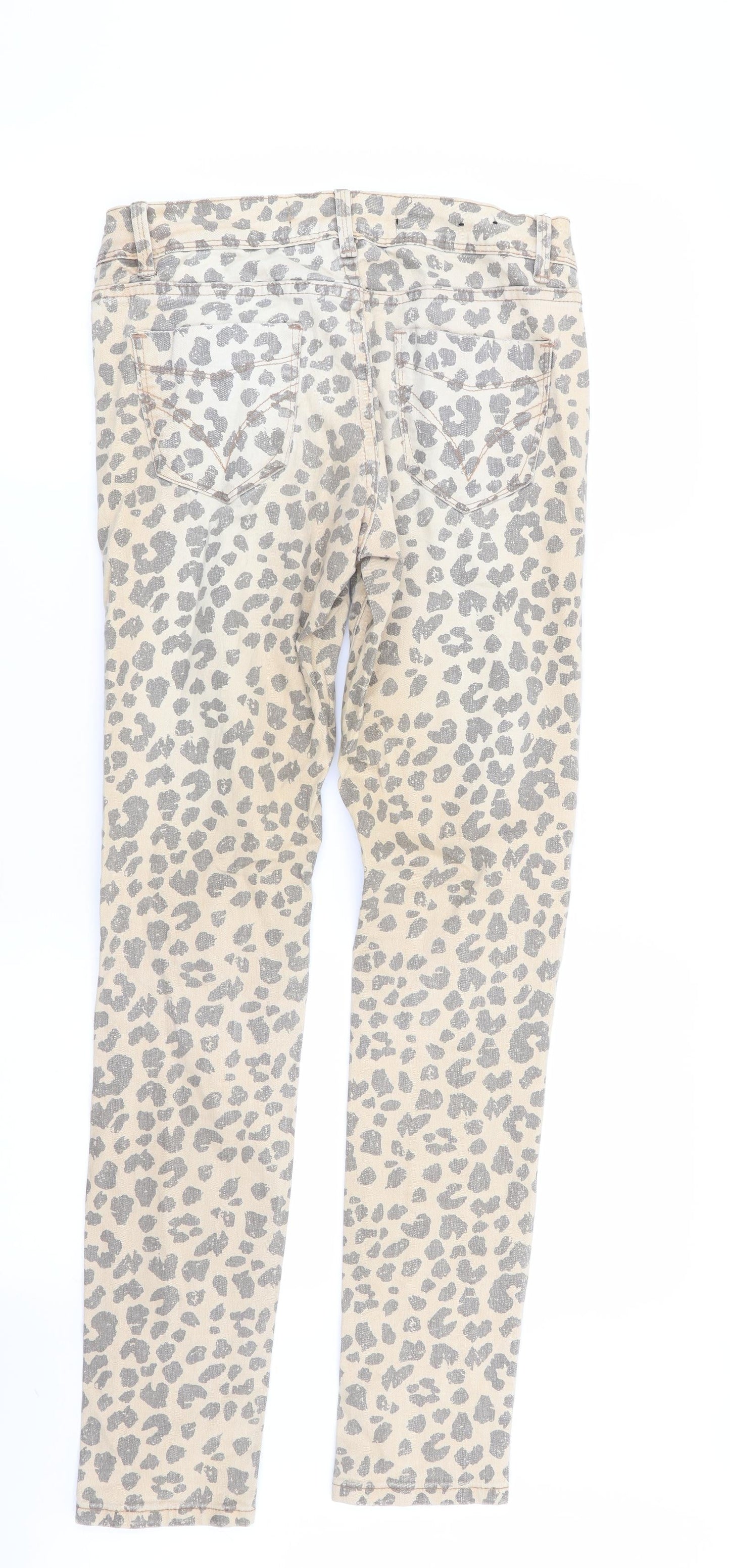 Womens UK Size 8 yesyes Regular Fit Skinny Multicoloured Jeans