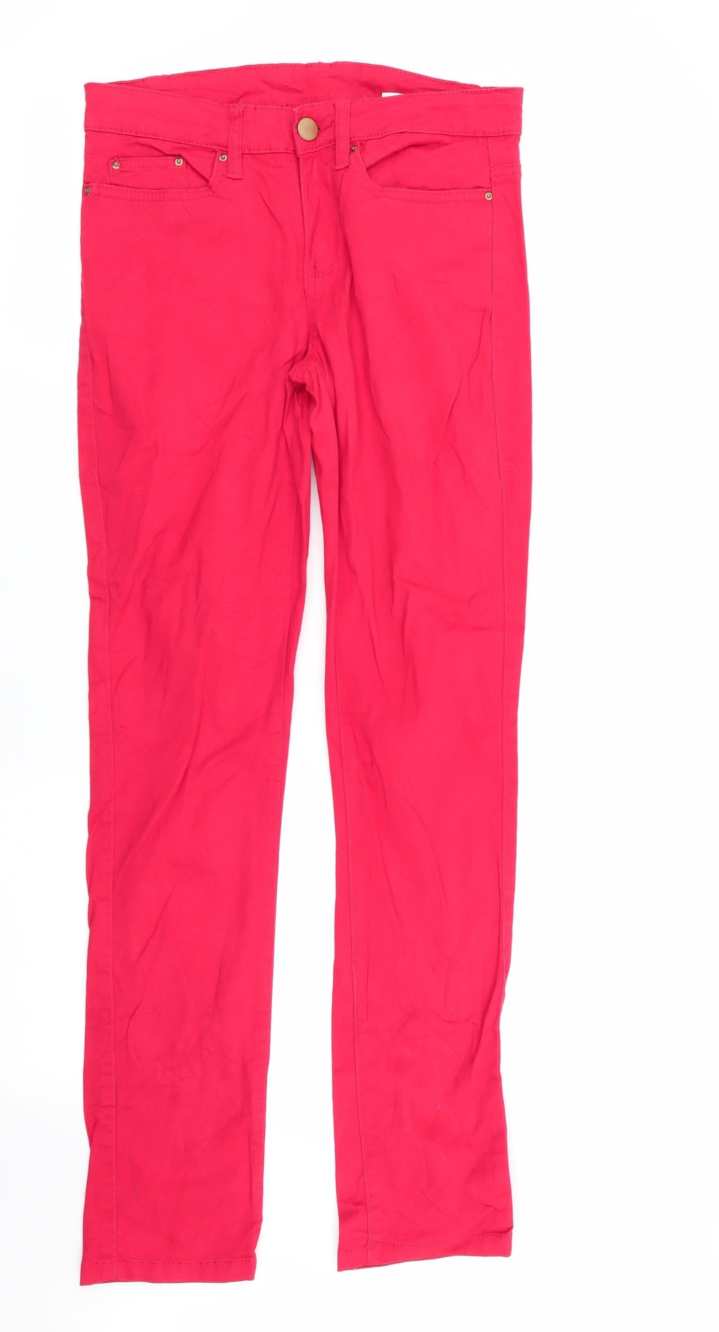 Womens UK Size 6 Janina Regular Fit Skinny Red Jeans