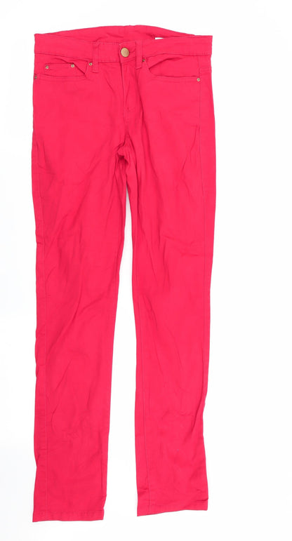 Womens UK Size 6 Janina Regular Fit Skinny Red Jeans