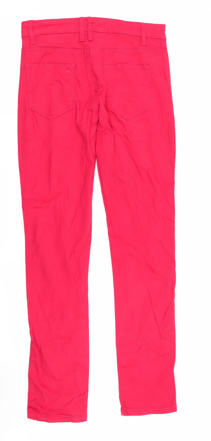 Womens UK Size 6 Janina Regular Fit Skinny Red Jeans