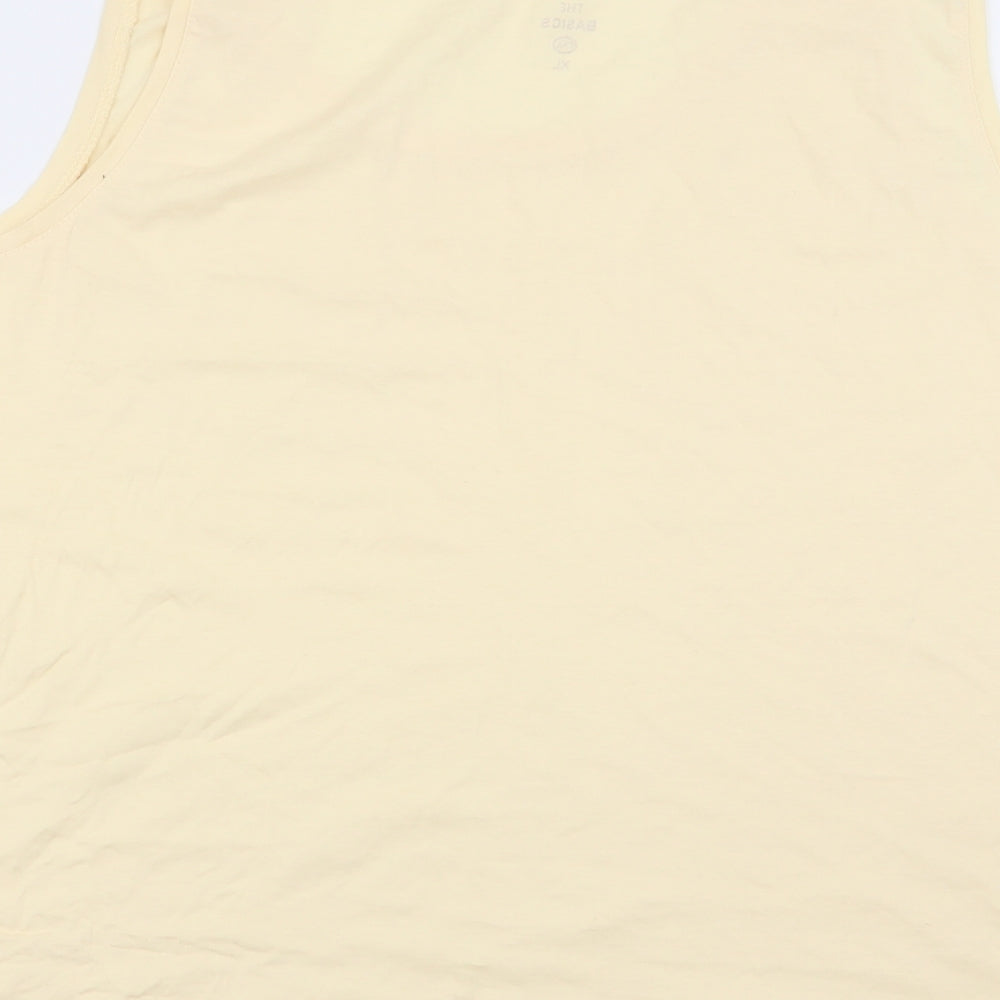 The Basics Womens Yellow   Basic Tank Size XL