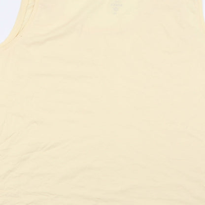 The Basics Womens Yellow   Basic Tank Size XL