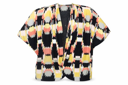 Womens UK Size 10 Papaya Multicoloured Cardigan Jumper