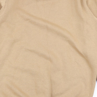 elite Mens Beige   Pullover Jumper Size M