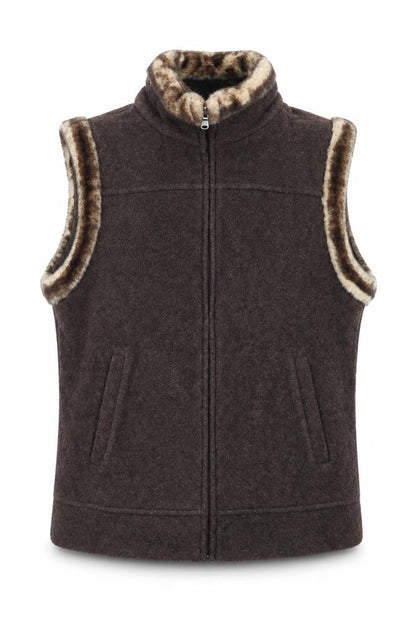 Marks & Spencer Womens Brown   Full Zip Jumper Size 12