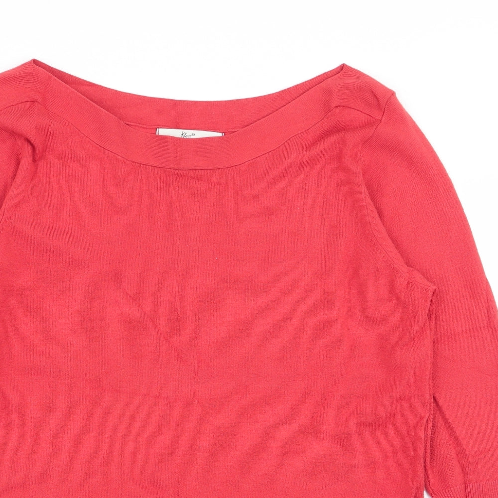 Klass Womens Red   Pullover Jumper Size M