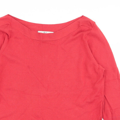 Klass Womens Red   Pullover Jumper Size M