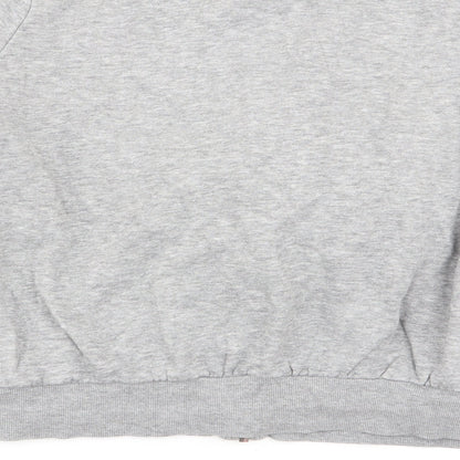Womens UK Size S Divided by H&M Grey Full Zip Jumper