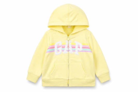 Gap Girls Yellow   Full Zip Jumper Size 2 Years