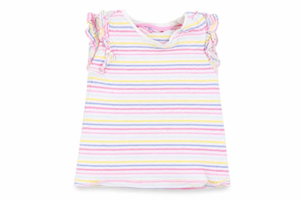TU Girls Multicoloured Striped  Basic Tank Size 2-3 Years