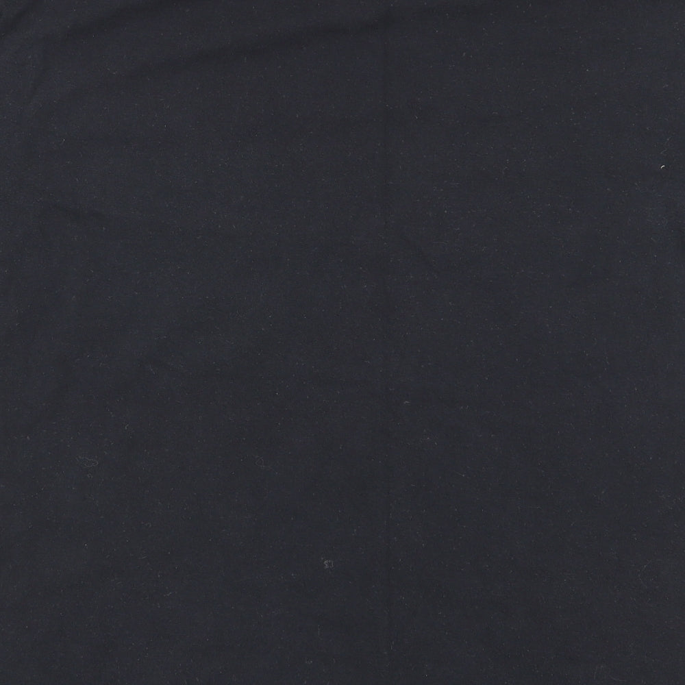 Mens UK Size M Fruit of the Loom Black  T-Shirt