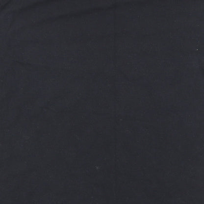 Mens UK Size M Fruit of the Loom Black  T-Shirt