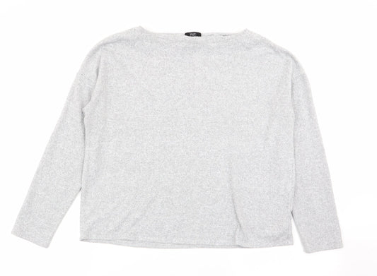 F&F Womens Grey   Basic T-Shirt Size 12