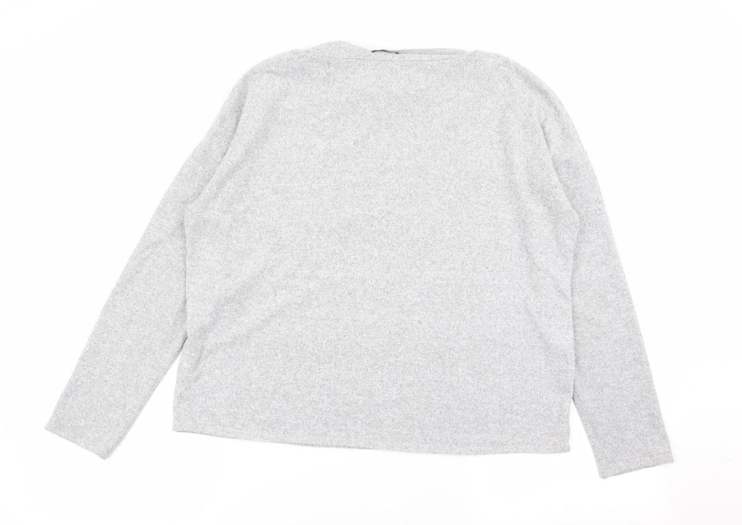 F&F Womens Grey   Basic T-Shirt Size 12