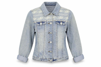 Warehouse Womens Blue  Denim Jacket  Size 6