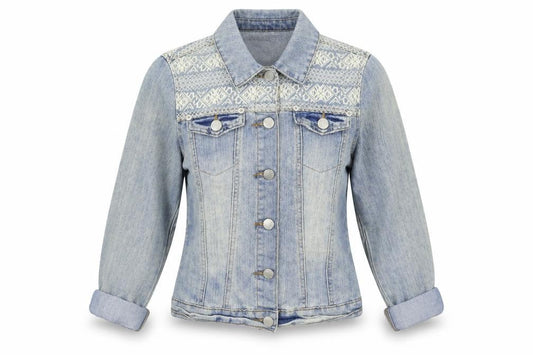 Warehouse Womens Blue  Denim Jacket  Size 6