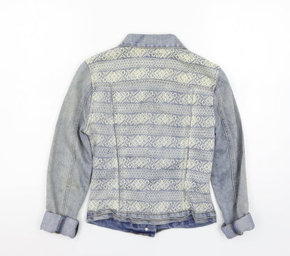Warehouse Womens Blue  Denim Jacket  Size 6