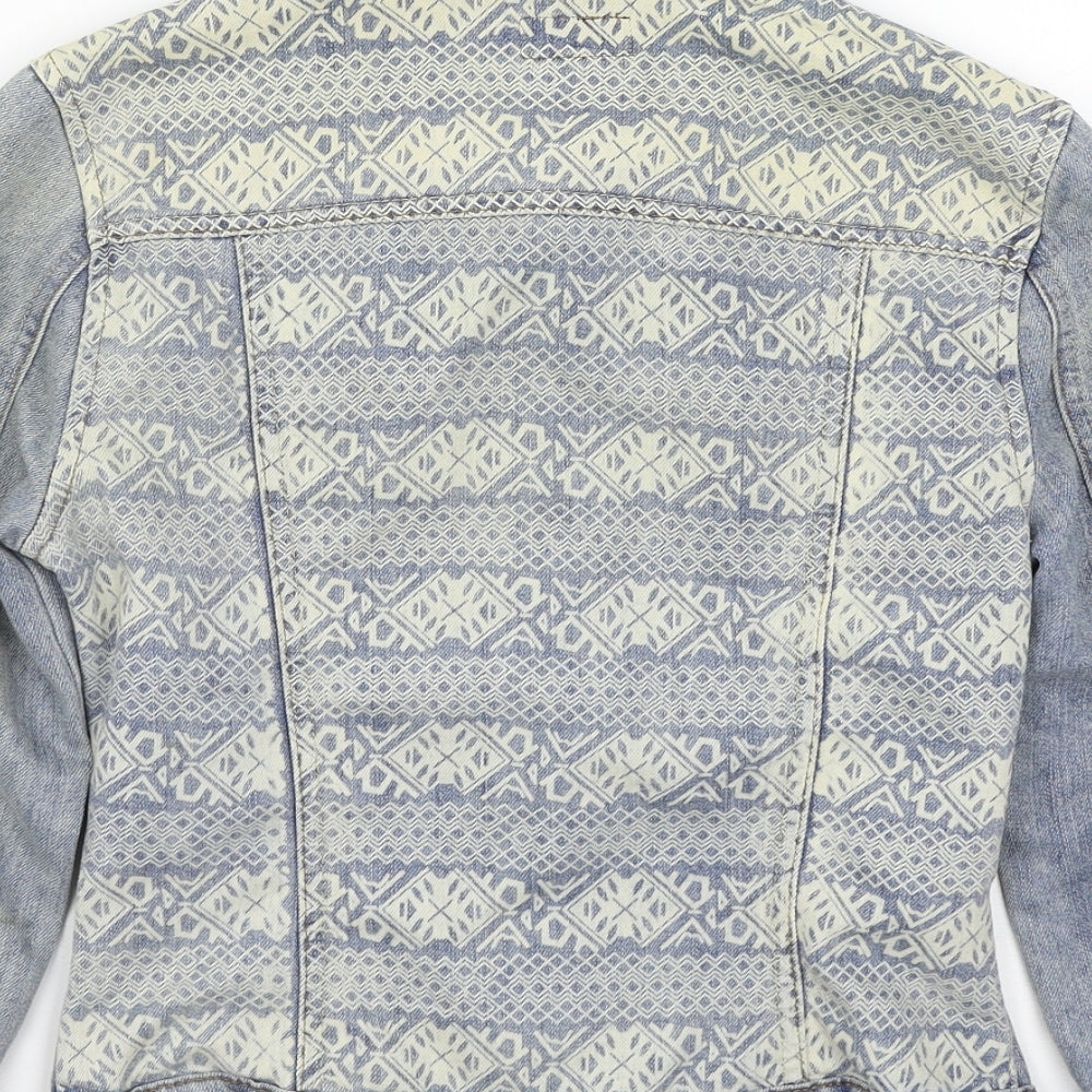 Warehouse Womens Blue  Denim Jacket  Size 6