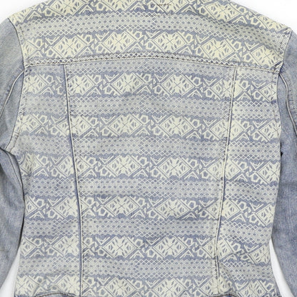 Warehouse Womens Blue  Denim Jacket  Size 6