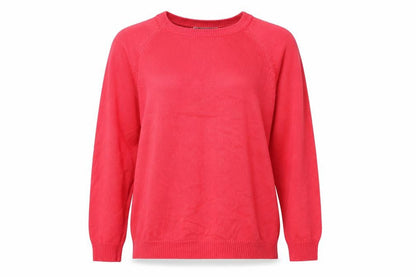 Cool Cotton Womens Pink  Knit Pullover Jumper One Size