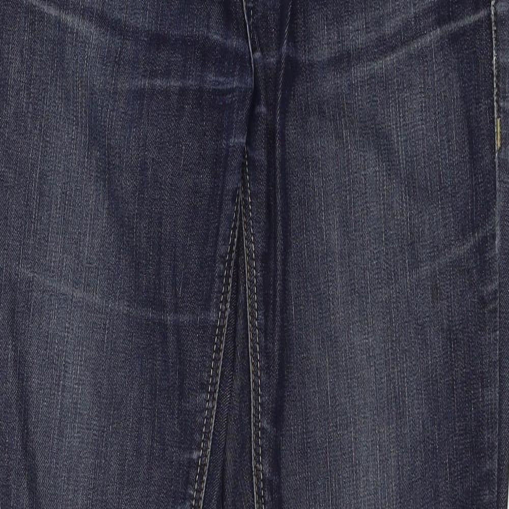 Topshop Womens Blue  Denim Skinny Jeans Size 28 in L32 in