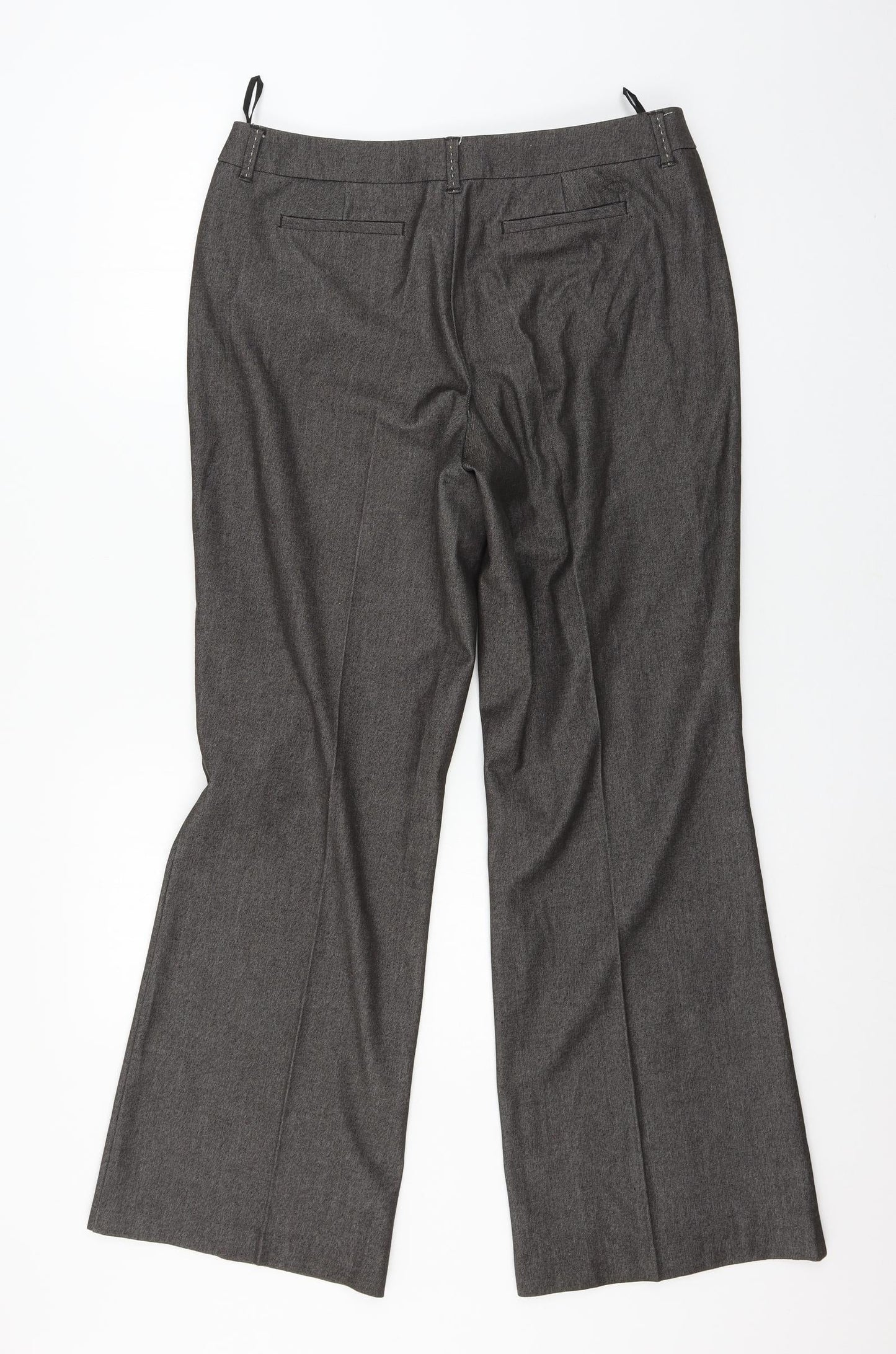 Womens UK Size 14 Marks and Spencer Regular Fit  Grey Trousers