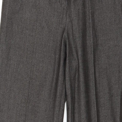 Womens UK Size 14 Marks and Spencer Regular Fit  Grey Trousers