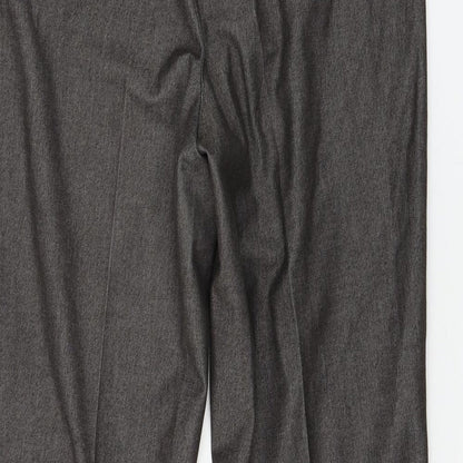 Womens UK Size 14 Marks and Spencer Regular Fit  Grey Trousers