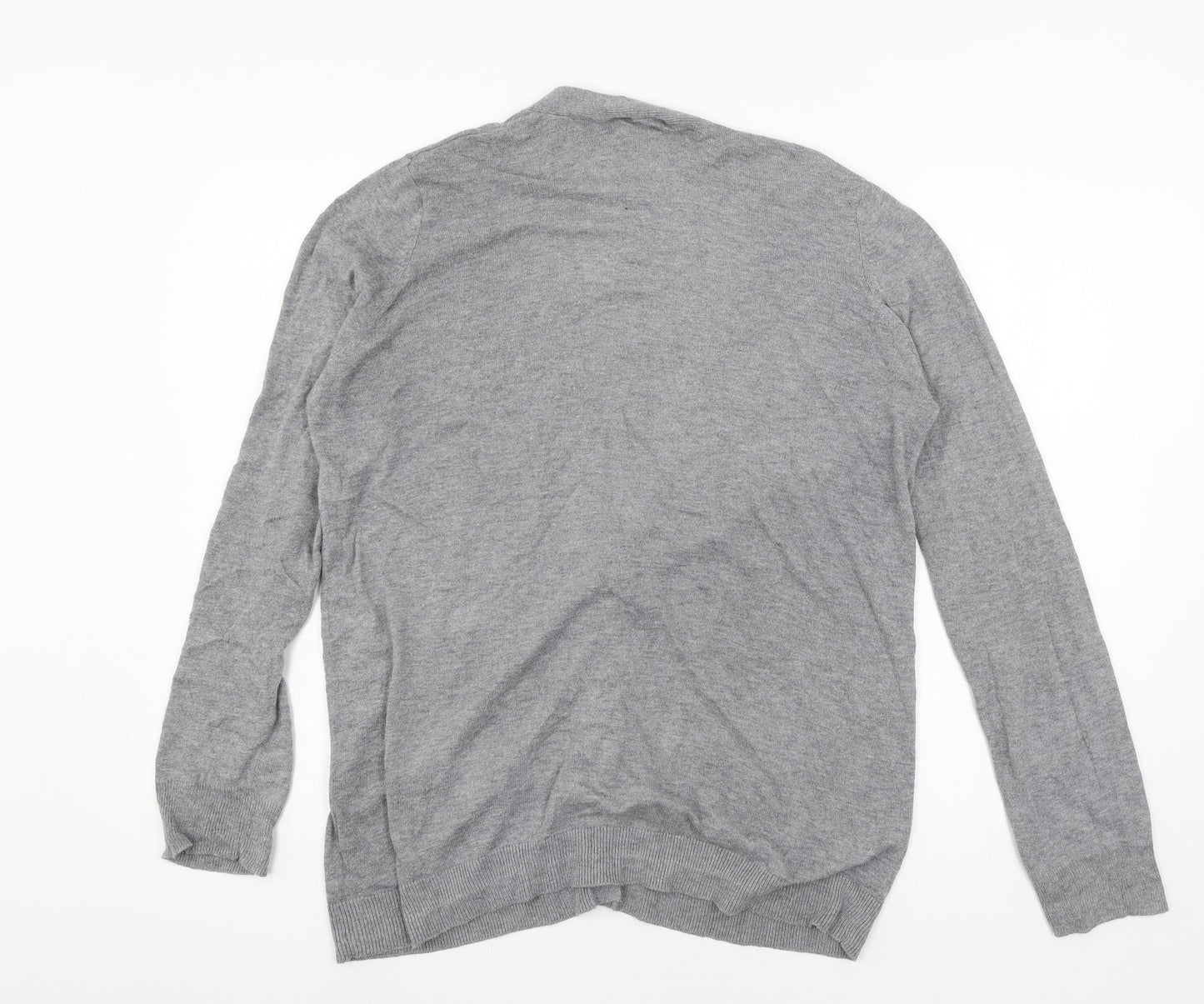 F&F Womens Grey  Knit Cardigan Jumper Size 16