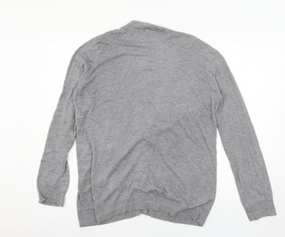 F&F Womens Grey  Knit Cardigan Jumper Size 16