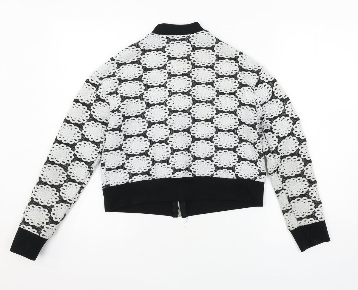 Koopai Womens Black  Jersey Jacket  Size S