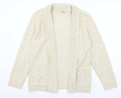 Womens UK Size S Hand to Hand Ivory Cardigan Jumper