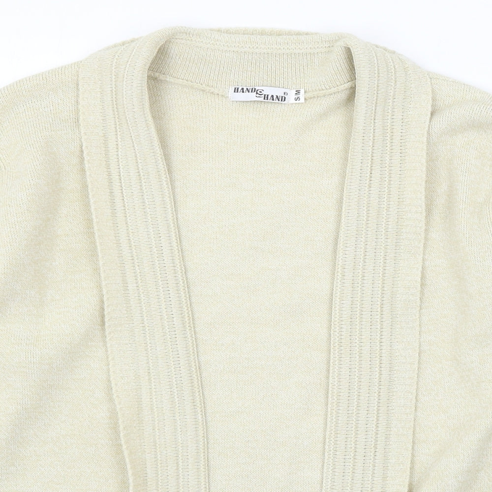 Womens UK Size S Hand to Hand Ivory Cardigan Jumper
