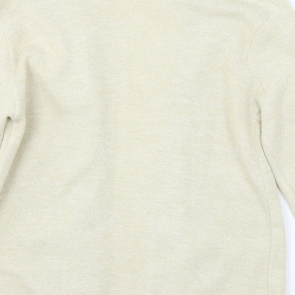 Womens UK Size S Hand to Hand Ivory Cardigan Jumper