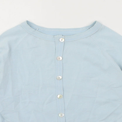 Jesire Womens Blue  Knit Cardigan Jumper Size S