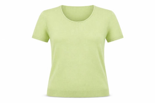 Womens UK Size 14 Daxon Green Basic T-Shirt