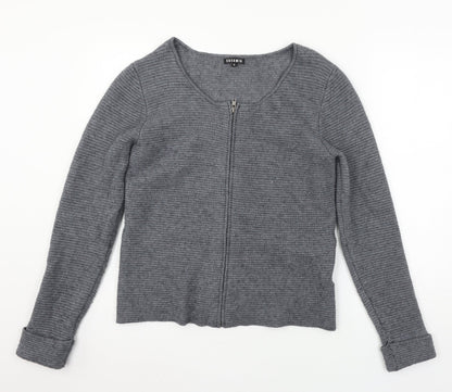 CASAMIA Womens Grey  Knit Cardigan Jumper Size S
