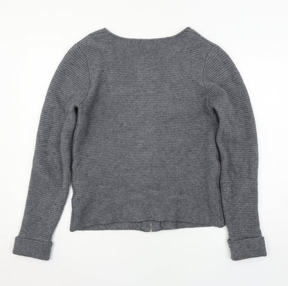 CASAMIA Womens Grey  Knit Cardigan Jumper Size S