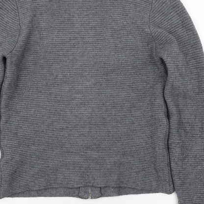 CASAMIA Womens Grey  Knit Cardigan Jumper Size S