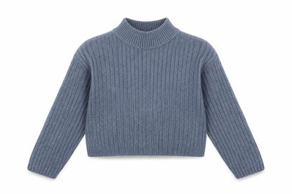 New Look Girls Blue  Knit Pullover Jumper Size 10 Years