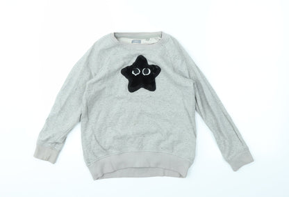 NEXT Girls Grey   Pullover Jumper Size 9 Years